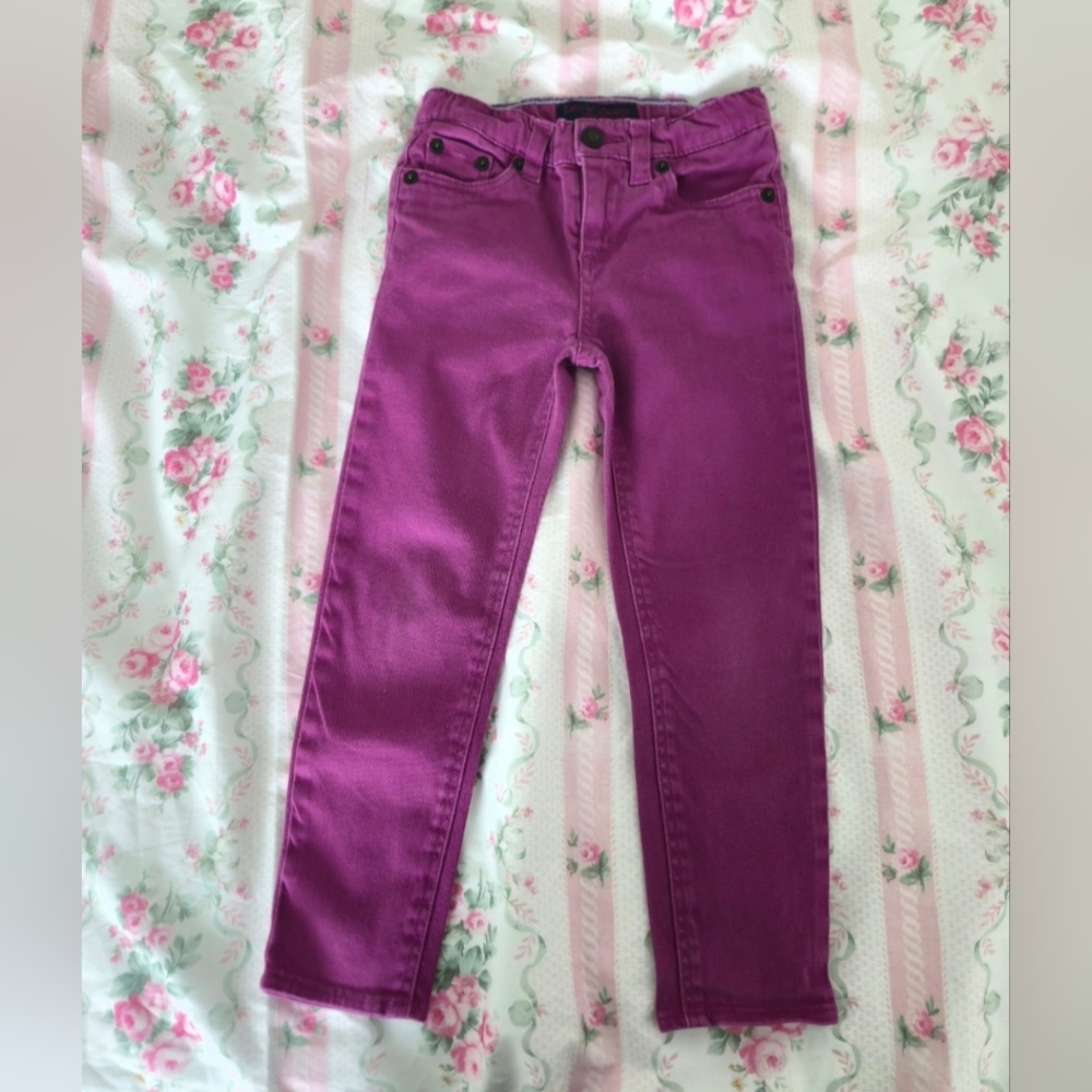 Levi's Girls Purple Skinny Jeans